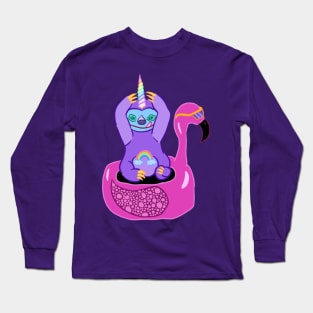 Adorable Sloth-icorn! Long Sleeve T-Shirt